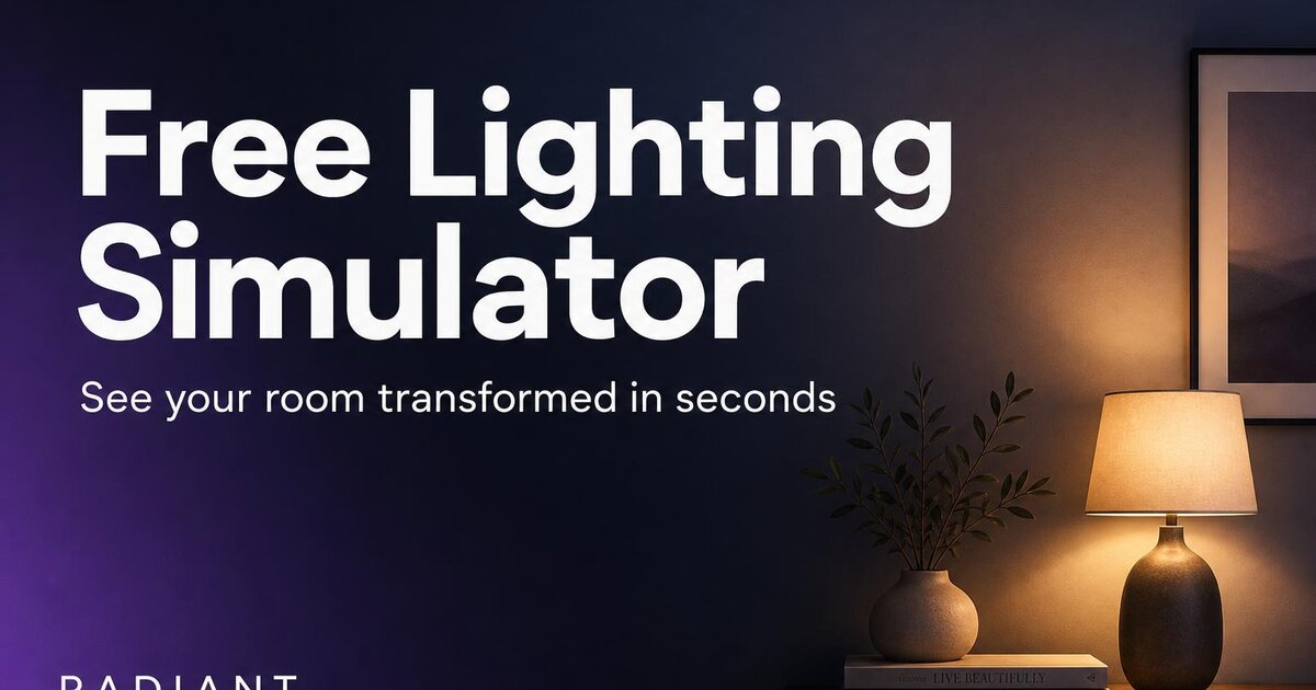 Free Lighting Simulator | Radiant Spaces | Austin TX